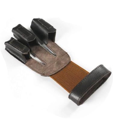 Linkboy Archery 3 Finger Gloves and Arm Guard Set | 19CM | 100% Pure Ox Leather | Archery Protection for Hunting and Shooting - Buy Online on GoSupps.com