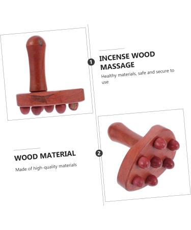 Durable Wooden Particle Massager for Body & Spine | Practical Gua Sha Board | 1pc Massage Roller - Buy Online on GoSupps.com