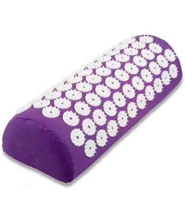 Dunlap Massage Cushion - Acupress Tower for Head Back & Foot Relief | Yoga Spike Anti-Stress Acupuncture Pad (Plum) - Buy Online on GoSupps.com