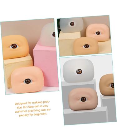 Healvian 6 Pcs Eye Practice Skin Eyeshadow Practice Makeup Skin Eyebrows Training Tool - Buy Online on GoSupps.com