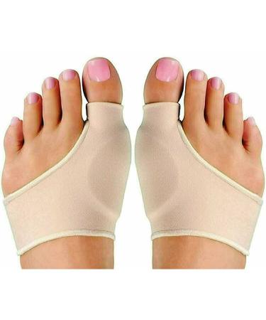 Magik Gel Bunion Corrector Toe Straightener Splint Protector Valgus Hallux - 4 Pairs Nude - Buy Online on GoSupps.com