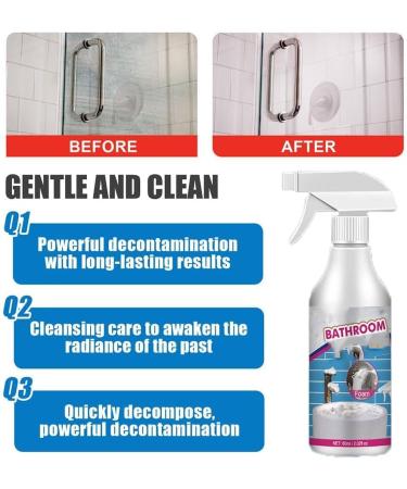 Reshline Stubborn Stains Cleaner Bathroom Descaler Foam Cleaner Bathroom Descaler Stubborn Stains Cleaner Acssart Bathroom Descaler Reshline Bathroom Descaler Foam Cleaner for Bathroom 2pcs - Buy Online on GoSupps.com