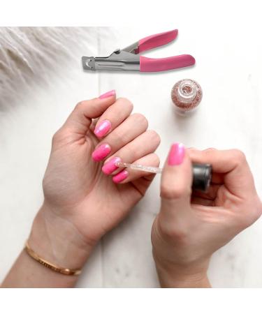 Bzwyonst Nail clippers for nails and false acrylic nails easy to use pink. - Buy Online on GoSupps.com