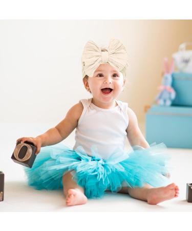 Leoeasy 3-Piece Baby Girl Headband Set | Elastic Hair Bands for Newborns & Toddlers (0-6 Months) - Buy Online on GoSupps.com