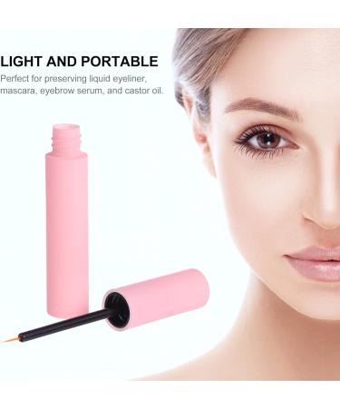 Beavorty 10 Pcs Eyelash Brush Empty Tube Transparent Empty Mascara Bottle Balm Tubes Plastic Bottle Pink Mini - Buy Online on GoSupps.com