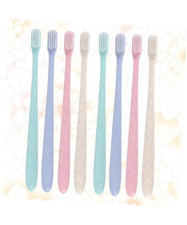 Tovinanna 6 Boxes 8-Piece Travel Toothbrush Set with Case - Soft Coal Toothbrushes & Caps for Caregivers | International Shipping Available - Buy Online on GoSupps.com