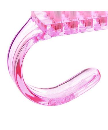 Fliyeong Premium 10pcs Nail Brush Set - Pink Nail Art Dust Cleaning & Mini Manicure Pedicure Tools | International Shipping Available - Buy Online on GoSupps.com