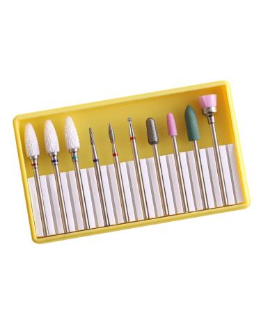 Ipetboom 1 Set Kit De Ceramic Shave Bowl Electrical Tools Water Dipper Manicure Pedicure Bit Pedicure Kit Manicure Sand Tool Manicure Kit Silicone Scar Gel Nail Grinding Head