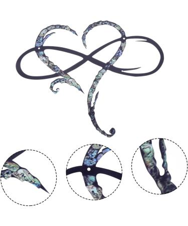 Alipis 1pc Pendant Decor Emblems Metal Wall Hanging Heart Steel Heart Wall Art Heart Heart-shaped Ornament 30x26cm Silver - Buy Online on GoSupps.com
