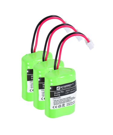 Synergy Digital Dog Collar Batteries Compatible with Kinetic MH120AAAL4GC Dog Collar Batteries (Ni-MH 4.8V 150 mAh) Set of 3 3-Pack
