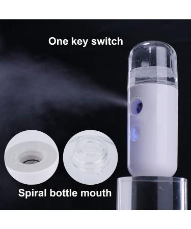 Nano Facial Mist Sprayer Mini Portable Face Moisturizing Spray for Skin Care (30ml) Suitable For Normal Oily Dry Combination And Sensitive Skin Types - Buy Online on GoSupps.com