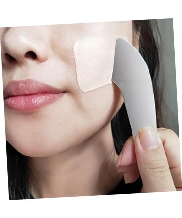 FRCOLOR 5pcs Foundation Spatula Set | Silver Makeup Tools for Mixing & Application | Cosmetic Mixing Spatula Plate - International Shipping Available - Buy Online on GoSupps.com