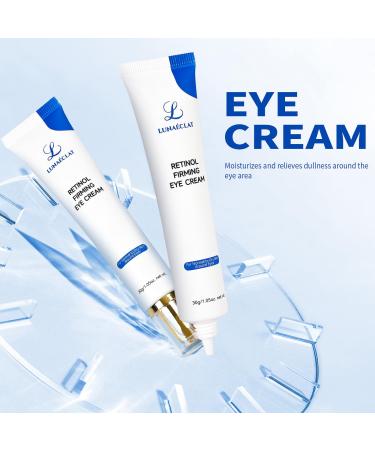 Retinol Firming Eye Cream - Anti-Aging Treatment for All Skin Types Brightens & Moisturizes Alcohol-Free 30g - Buy Online on GoSupps.com