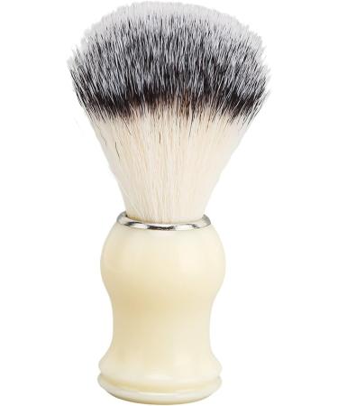 White Barber Duster Brush Easy Cleaning Neck Duster Brush with Curved Handle Face Duster Brush for Hair Cutting Portable Compact Barber Brush for Broken Hair Beard Removal - Buy Online on GoSupps.com