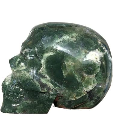 Natural Moss Agate Crystal Skull (Size : 300-400g) - Buy Online on GoSupps.com