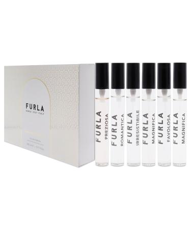 Furla Collection for Women - 5 Pc Mini GiftSet 5ml Preziosa EDP Spray 5ml Irresistible EDP Spray 5ml Magnefica EDP Spray 5ml Favolosa EDP Spray 5ml Romantica EDP Spray - Buy Online on GoSupps.com