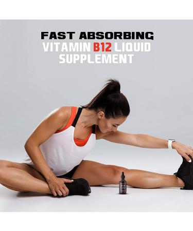 VitBoost Vegan Liquid B-12 Drops 5000 mcg Extra Strength - Raspberry Flavored Methylcobalamin Sublingual Supplement for Energy - Gluten Free - 60 Servings - Buy Online on GoSupps.com