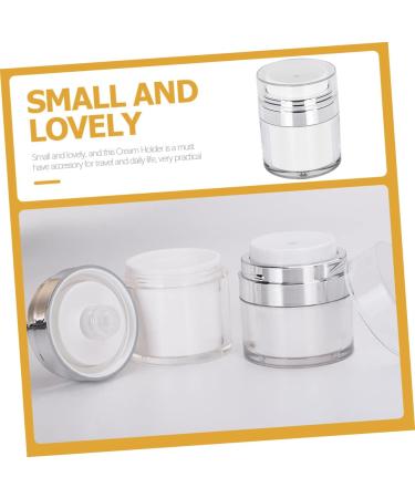 Beaupretty Travel d airless cream s moisturizer pump jar Moisturizer container cosmetic cream jar Empty airless cosmetic container pump type plastic travel moisturizing Bottle 7.5X6.2CM As Shown - Buy Online on GoSupps.com