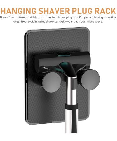 Cabilock 6-Piece Waterproof Shaver Holder Set - Adjustable Wall Bracket & Self-Adhesive Razor Hooks for Shower - International Shipping Available - Buy Online on GoSupps.com