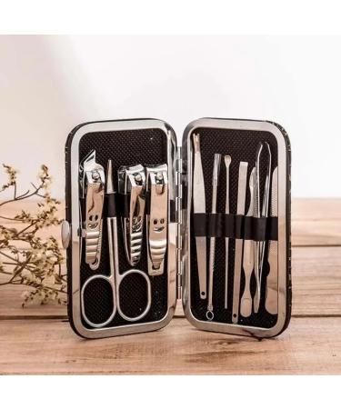 Nail Clippers Set 10pcs Nail Clippers Home Portable Multifunctional Nail Clippers Dead Skin Removal Pedicure Manicure Tools Nail Art Tool Set Nail Care kit White - Buy Online on GoSupps.com