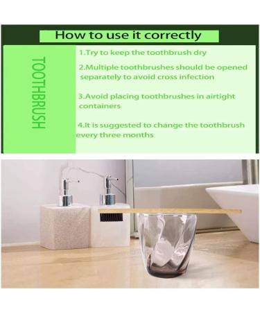 ECOETBOO Bamboo Toothbrushes 10 Pack - Medium Bristles, Organic Wooden, Biodegradable - Family Travel Set - Buy Online on GoSupps.com