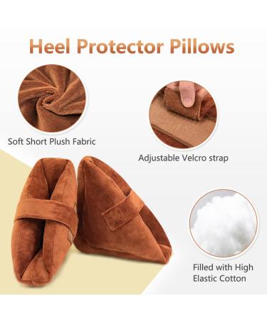 Heel Protectors Cushion for Bed Sores - Ankle Protector Pillows for Pressure Ulcers | Comfort & Relief (1 Pair - Buy Online on GoSupps.com