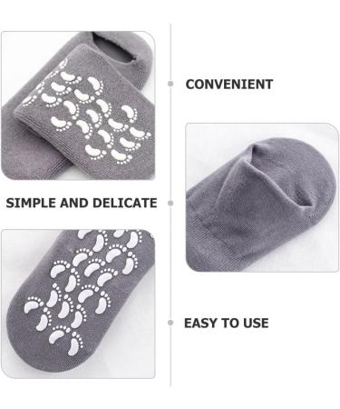 1 Pair Moisturizing Socks for Foot Lotion Socks Cracked Heel Socks Gel Sleeping Socks Hydrating Socks Household Foot Care Facial Mask Aldult Polyester Women's - Buy Online on GoSupps.com