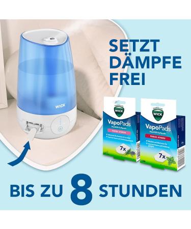 Buy WICK Cold Air Ultrasound Humidifier - Digital Touch Control 4.5L Tank for Bedrooms & Offices - Includes Essential Oil Pads - WUL565 - Buy Online on GoSupps.com