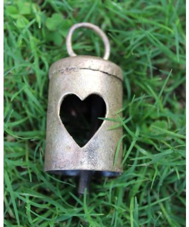 Mango Gifts Rustic Metal Indian Bells Tin Jingle Bell Cow Bells for Crafts - Set of 20 Pieces | Vintage Wind Chimes 2.5H - Buy Online on GoSupps.com