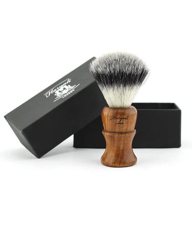 Silver lace razor brush for men - perfect for the care of your men - ensures the best shave at home or when traveling with an anti -moisture handle to hold