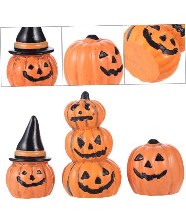 KONTONTY 3pcs Halloween Pumpkin Decoration Mini Pumpkin Decoration Desktop Decor Mini Tombstones Halloween Decorations Clearance Halloween Birthday Decor Ornament Home Decor Miniature Model - Buy Online on GoSupps.com