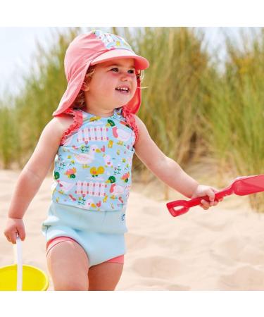 Splash About Baby Kids Legionnaire Sun Hat - S Size, Little Ducks Print - Buy Online on GoSupps.com