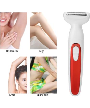 Buy Women's Waterproof Electric Razor - Premium Hair Removal for Bikini Armpits & Face - Wet & Dry Use (Red) - Buy Online on GoSupps.com