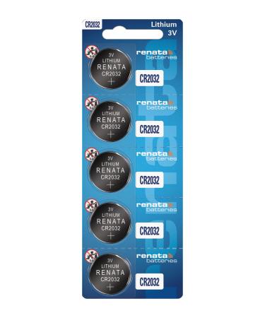 Renata Batteries CR2032 Watch Batteries 100Pcs