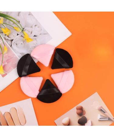 Buy Pink Powder Puff - Triangle Velour Makeup Sponge for Loose Powder & Contouring | ZS463 - Buy Online on GoSupps.com