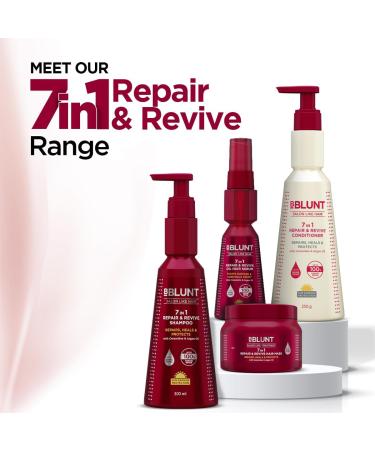 BB_LUNT 7 in 1 Repair & Revive Hair Mask - 250g | 100% Damage Repair | 7 Signs of Hair Damage | Enriched with Ceramides & Argan Oil | International Shipping Available - Buy Online on GoSupps.com