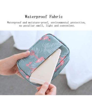 Buy Laahoem Flamingo Makeup Bag | Waterproof Portable Organizer for Women & Girls | Stylish Cultural Trip Essentials - Buy Online on GoSupps.com