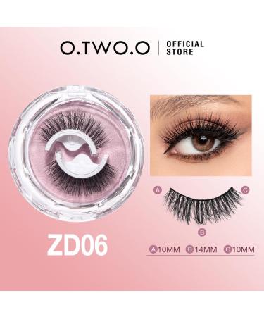 Self Adhesive Eyelashes - No Glue Reusable & Natural Look | Easy Apply & Remove | 34 Styles Available (ZD-06 - Buy Online on GoSupps.com