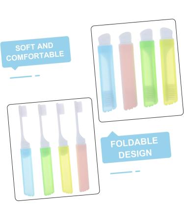 Shop Lurrose Children's Tools: 12-Pack Trip Toothbrushes - Soft Foldable Travel Brushes for Kids & Adults with Nylon Bristles - Buy Online on GoSupps.com