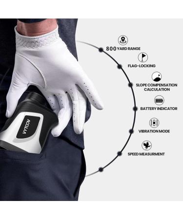 Slope On/Off Golf Rangefinder | 1000 Yards | Flag-Lock Tech | Vibration | Rechargeable | Tournament Legal - 800Y - Buy Online on GoSupps.com