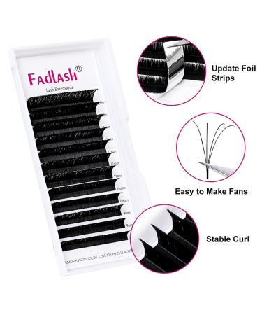 Easy Fan Lashes | Self-Fan Volume Eyelash Extensions | Mix Length 8-14mm | 0.10mm Curl Technology - Buy Online on GoSupps.com