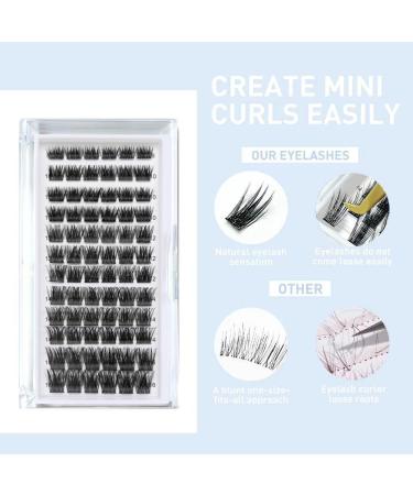 Clusters Lash 72 Pcs Individual D Curl 8-16 mm Eyelash Extension Kit - DIY False Lashes MEGA-VOLUME - Buy Online on GoSupps.com