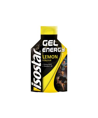 ISOSTAR Gel Energy Citron Gel nerg tique Sport avec Glucides Source de Vitamines B1 & C Running V lo & Trail 35 g 35 g (Lot de 1)