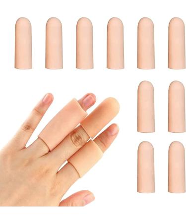 Gel Finger Protector Finger Cots Silicone Finger Cover 10 Pcs Waterproof Thumb Protector Silicone Thumb Protector Finger Protectors Silicone Finger Protectors Gel Finger Cots Finger Bandage
