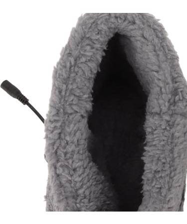 Potruwe Heated Slippers & Socks - Winter Foot Warmers Electric Heating Boots Soft Plush Comfort in Gray - Buy Online on GoSupps.com