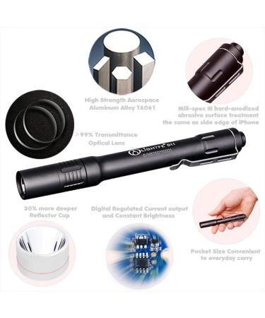 Lightfe D11A Black Light UV Flashlight - 395NM 3000MW LG LED for UV Curing & Detection - Buy Online on GoSupps.com
