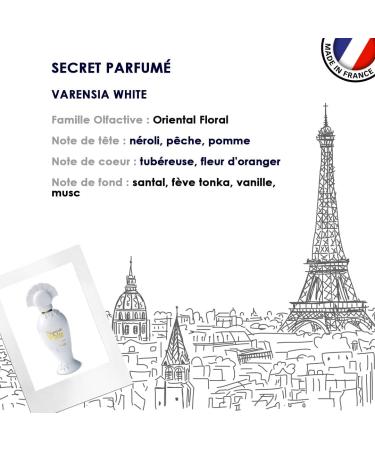 Ulric De Varens Varensia White Eau De Parfum for Women- Creamy Feminine Delicious Scent - Notes of Peach Apple & Vanilla- Floral & Sweet- 1.7 Fl Oz - Buy Online on GoSupps.com