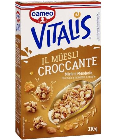  CAIYA 4X Cameo Vitalis Crunchy Muesli Oat Flakes with Honey and Almond Flakes 310g 4 Packs  - Buy Online on GoSupps.com