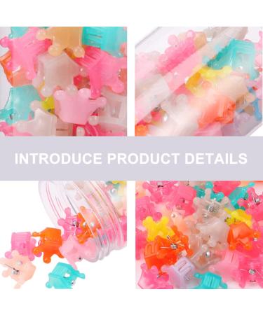 Lurrose 40pcs Mini Hair Claws & Crown Hairpins - Colorful Decorative Hair Clips for Kids | International Shipping Available - Buy Online on GoSupps.com