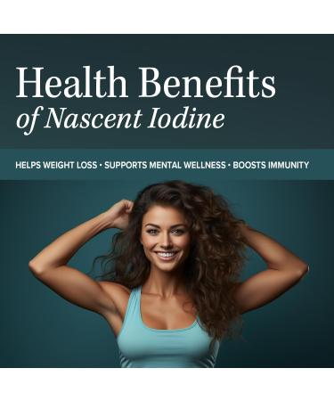 Organic Nascent Iodine Supplement Deep-Earth Sourced. Supports & Detoxifies Thyroid. Metabolism Heath Focus & Better Sleep. 1 950 mcg per Serving - Buy Online on GoSupps.com